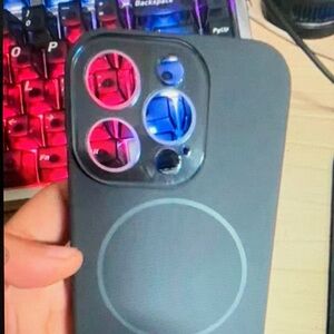 Case-Mate Black Phone Case with Blue and Red Accents